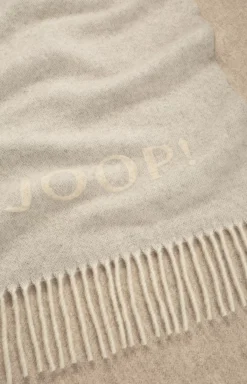 Best JOOP! FINE-DOUBLEFACE throw in cream/nature cream/natural
