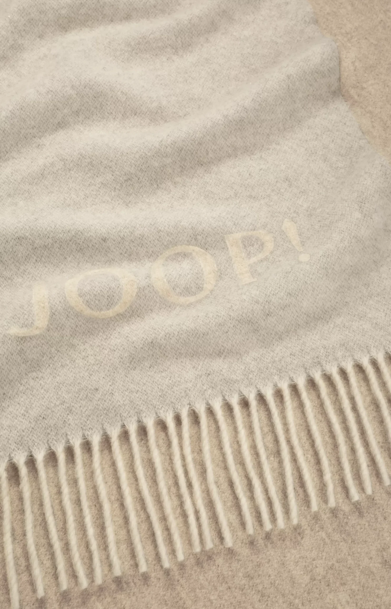 Best JOOP! FINE-DOUBLEFACE throw in cream/nature cream/natural