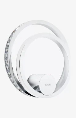 New JOOP! JEWEL LIGHTS LED wall light, chrome transparent/chrome