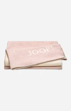 Outlet JOOP! MELANGE DOUBLEFACE throw in nude/cream