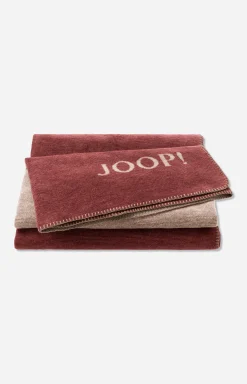 Hot JOOP! MELANGE-DOUBLEFACE Blanket in Château-rouge