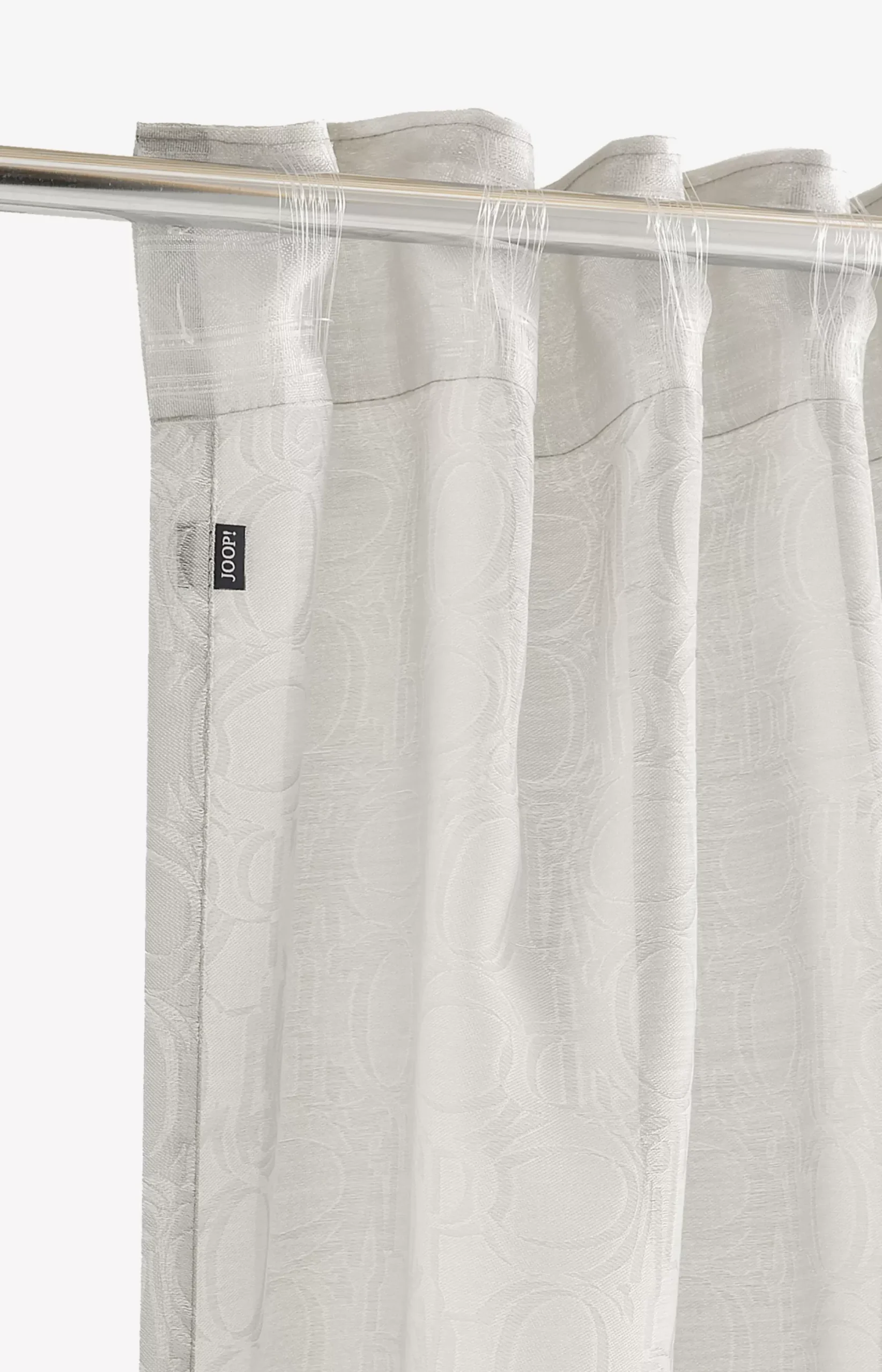 JOOP! ORNAMENT ALLOVER Ready-made Gardine grey