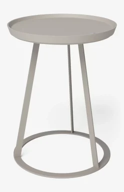 Online JOOP! ROUND side table with painted wood fibre plate, 45 x 52 cm in taupe