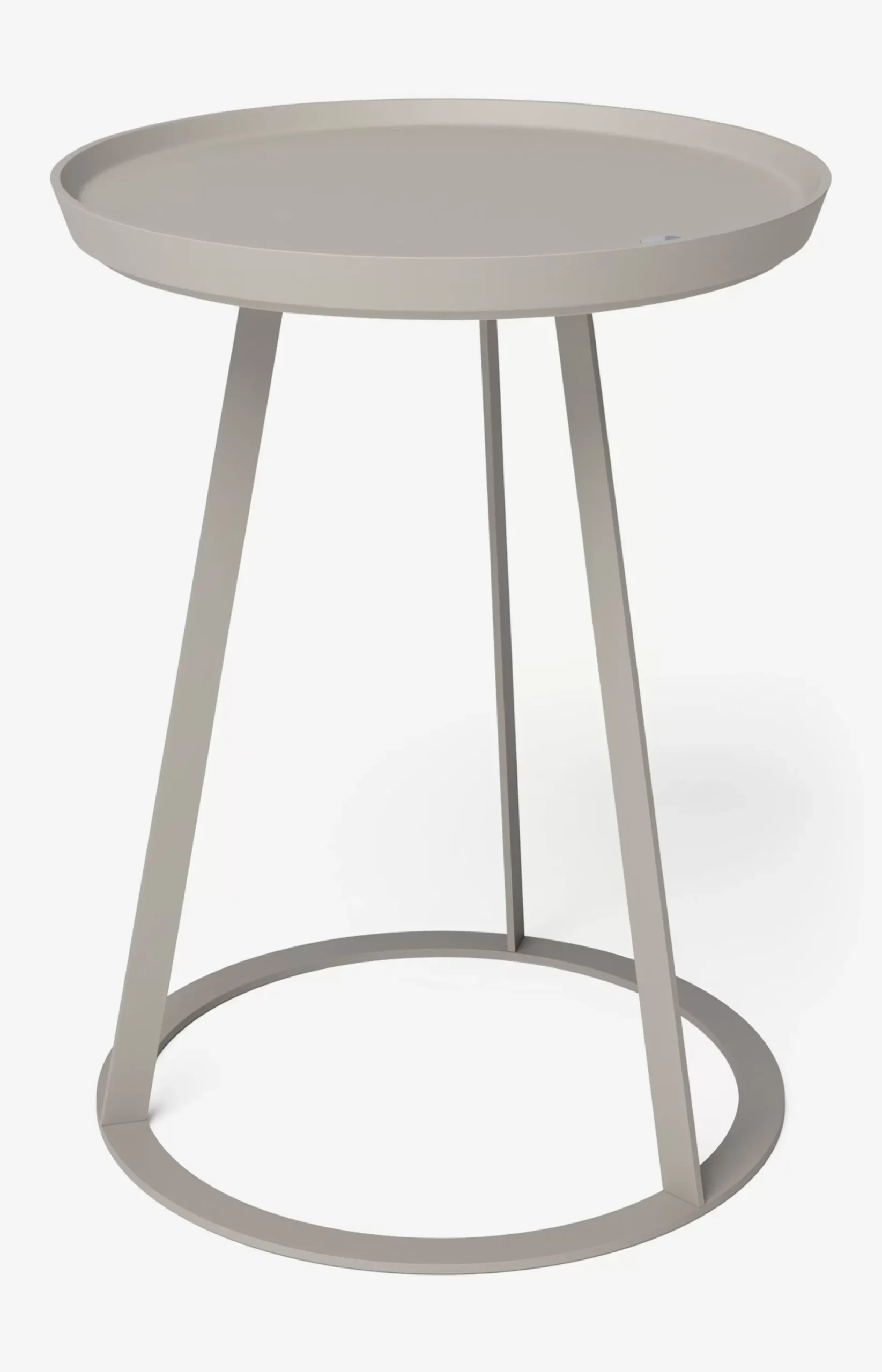 Online JOOP! ROUND side table with painted wood fibre plate, 45 x 52 cm in taupe