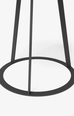 Outlet JOOP! ROUND side table with painted wood fibre plate, 45 x 47 cm in anthracite