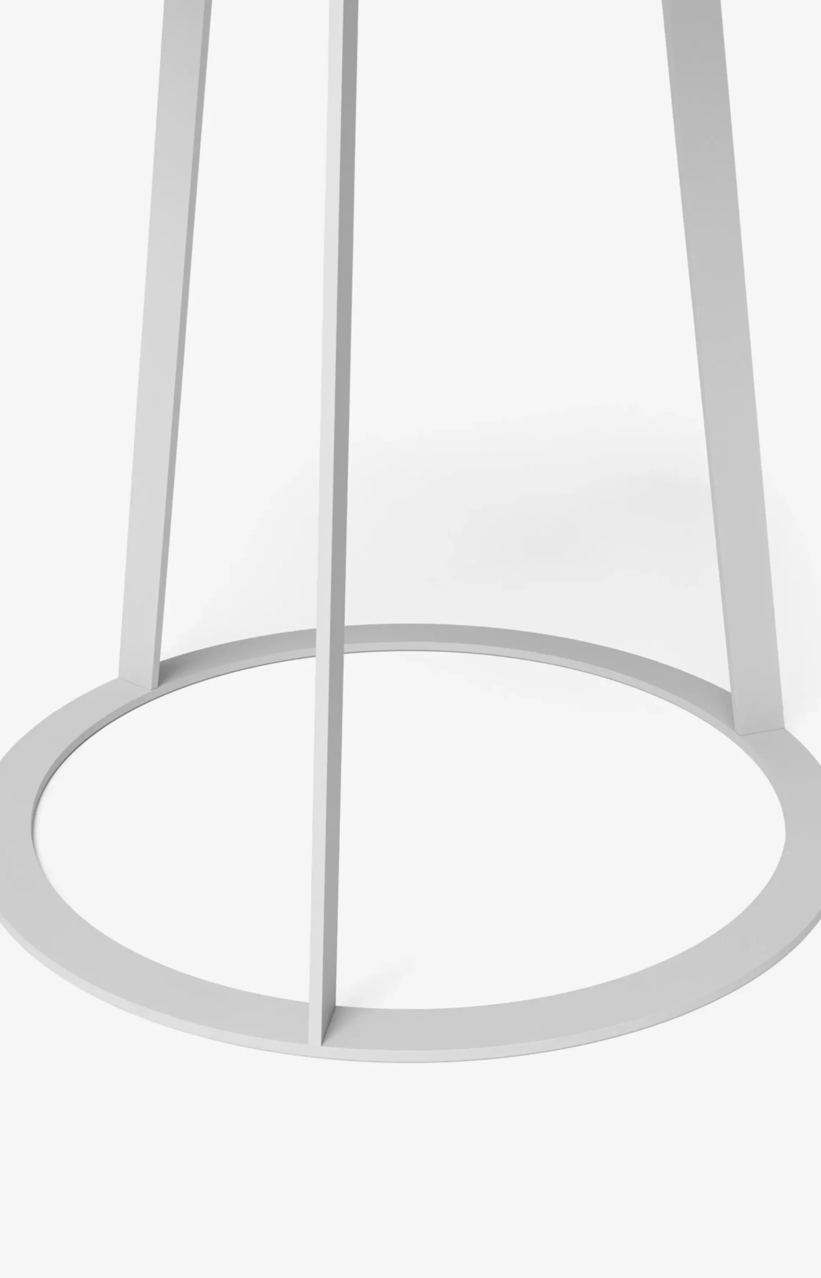 Discount JOOP! ROUND side table with painted wood fibre plate, 45 x 52 cm in white