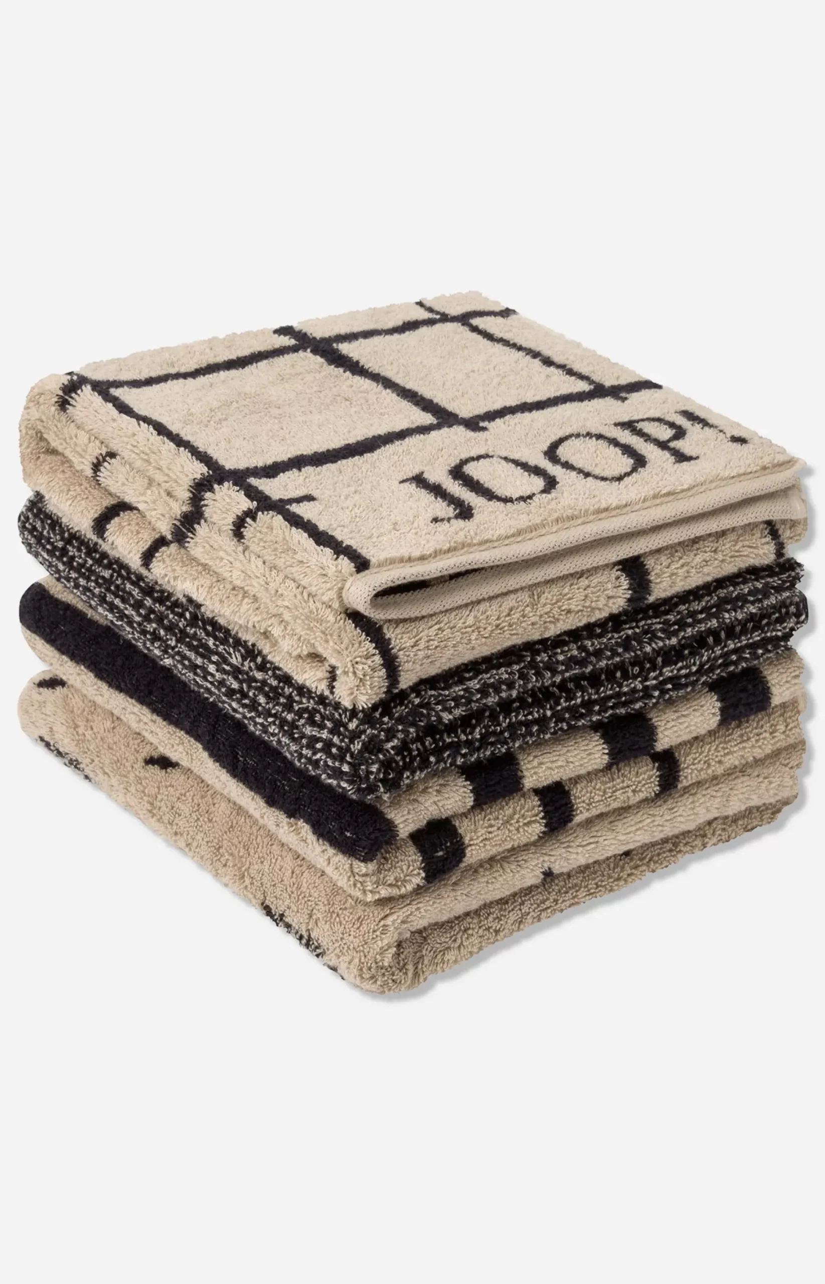 Clearance JOOP! SELECT LAYER Terrycloth Range in ebony