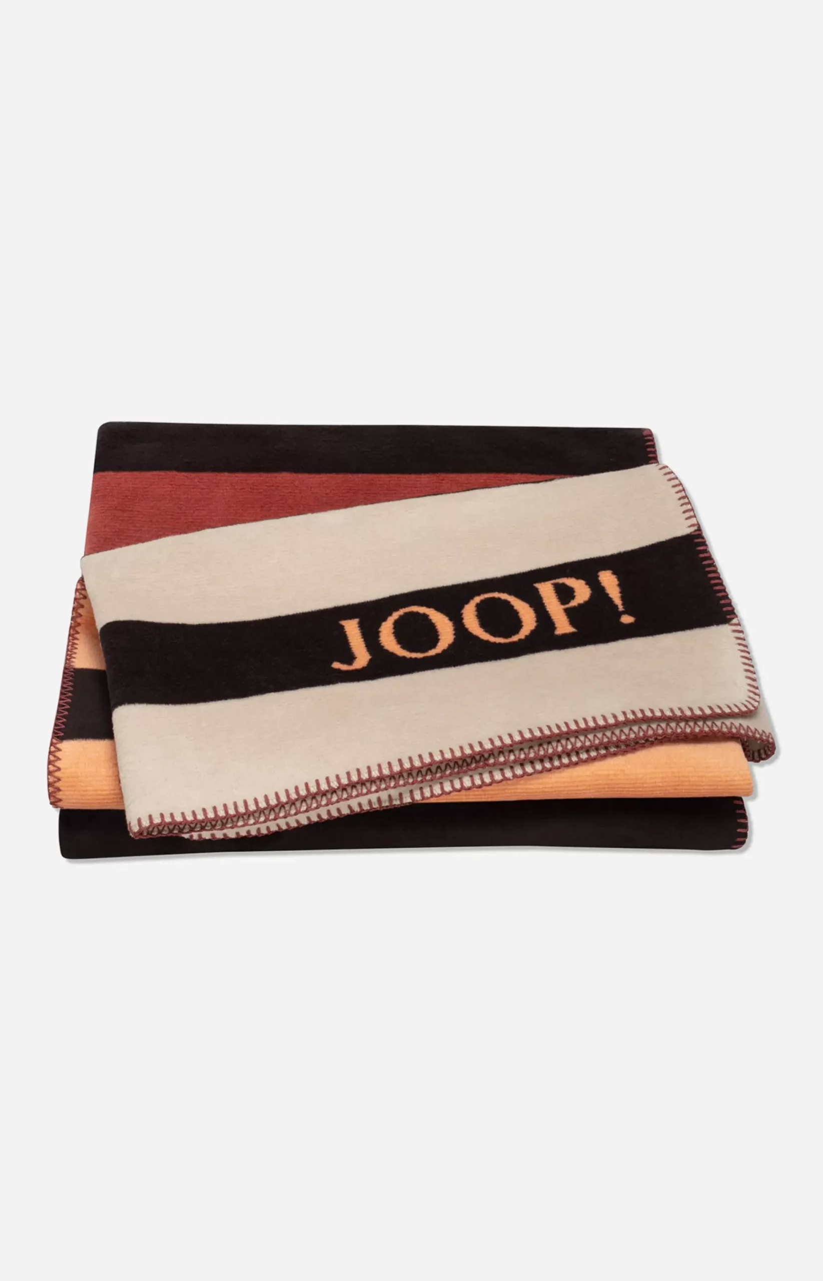 Online JOOP! TONE throw in copper/beige/brown stripe copper/beige/brown stripes