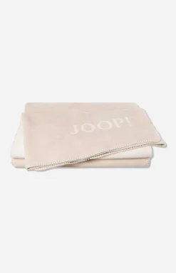 New JOOP! UNI-DOUBLEFACE Blanket in Château-natural