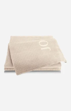 New JOOP! WOVEN Blanket in cream