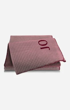 JOOP! WOVEN Throw in rouge
