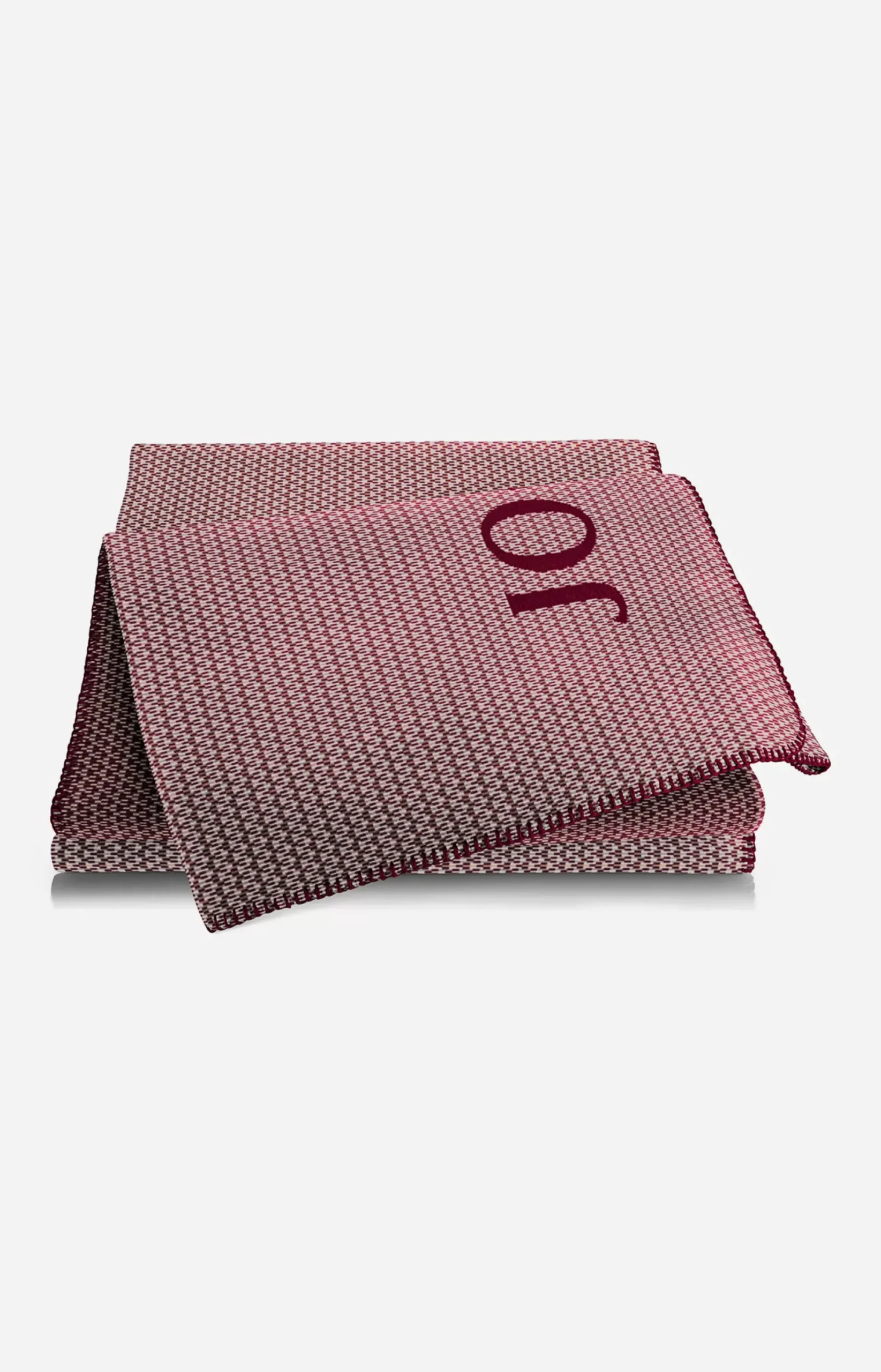 JOOP! WOVEN Throw in rouge