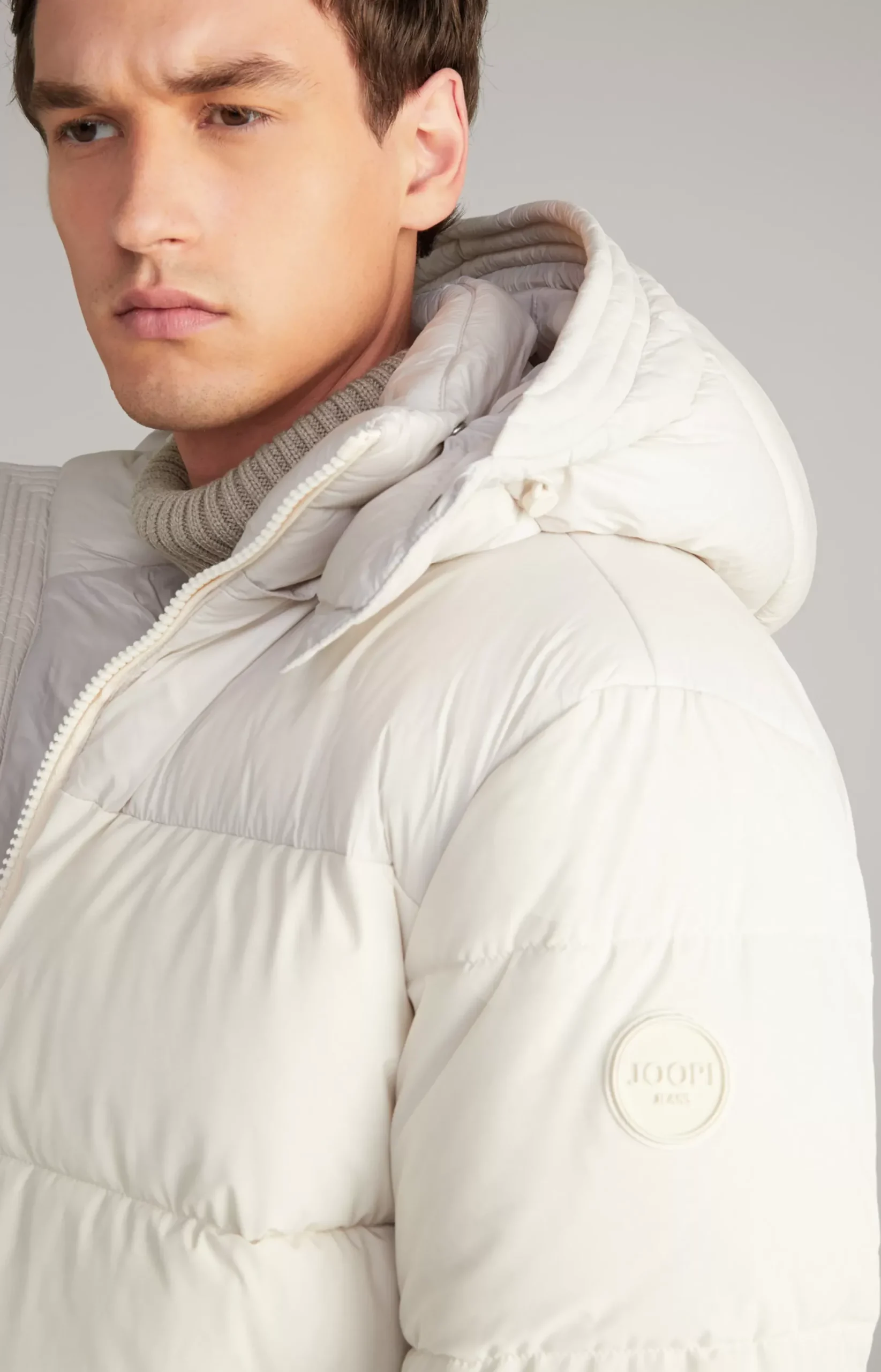 Hot JOOP! Joshas Quilted Jacket in off-white