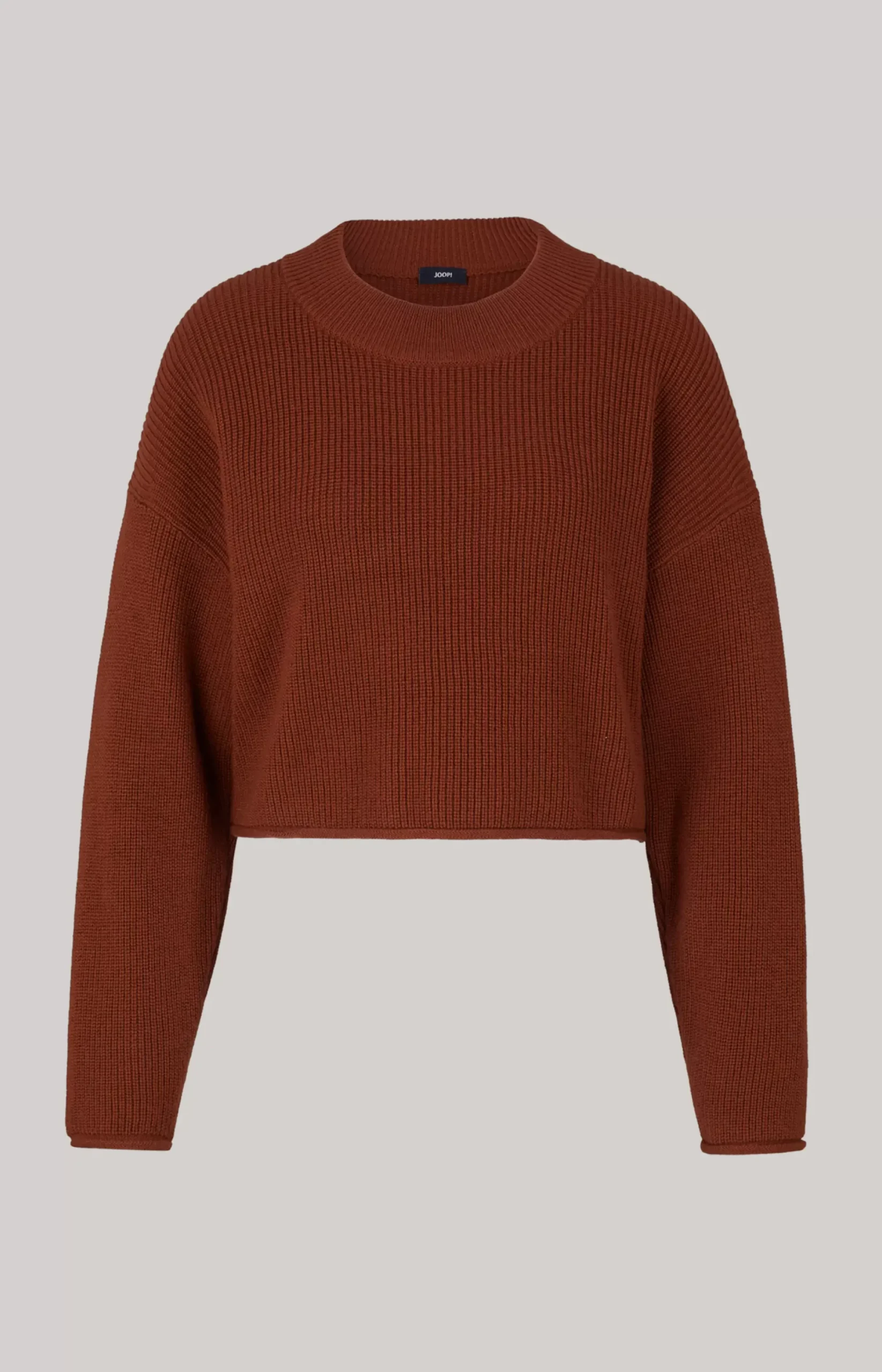 Outlet JOOP! Knitted jumper in copper brown