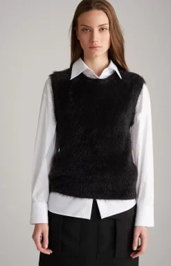 Online JOOP! Knitted Sleeveless Top in black