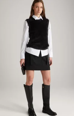 Online JOOP! Knitted Sleeveless Top in black