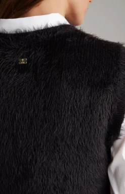 Online JOOP! Knitted Sleeveless Top in black