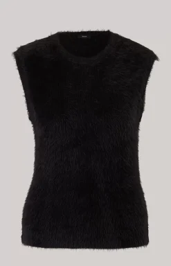 Online JOOP! Knitted Sleeveless Top in black