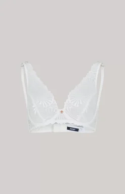 Hot JOOP! Lace bra in white