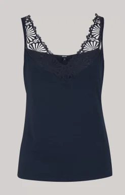 Outlet JOOP! Lace loungewear top in midnight