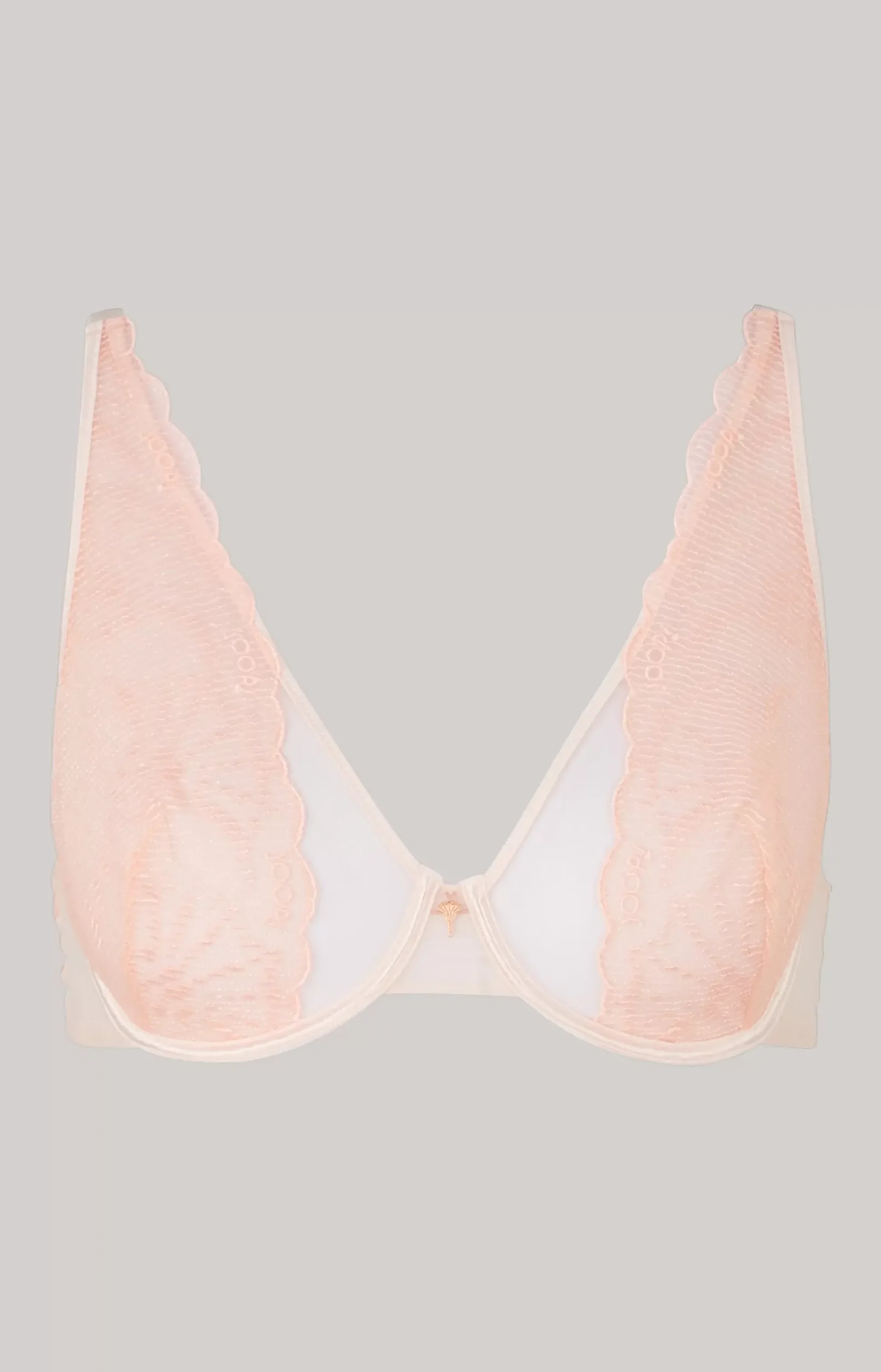 Hot JOOP! Lace Underwire Bra in apricot/blush