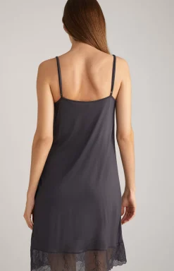 Online JOOP! Lace-trimmed Spaghetti Strap Top in anthracite