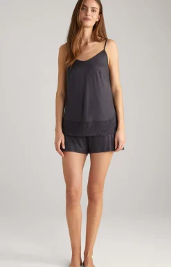 Discount JOOP! Lace-trimmed Spaghetti Strap Top in anthracite