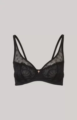 Discount JOOP! Lace-trimmed Underwired Bra in black