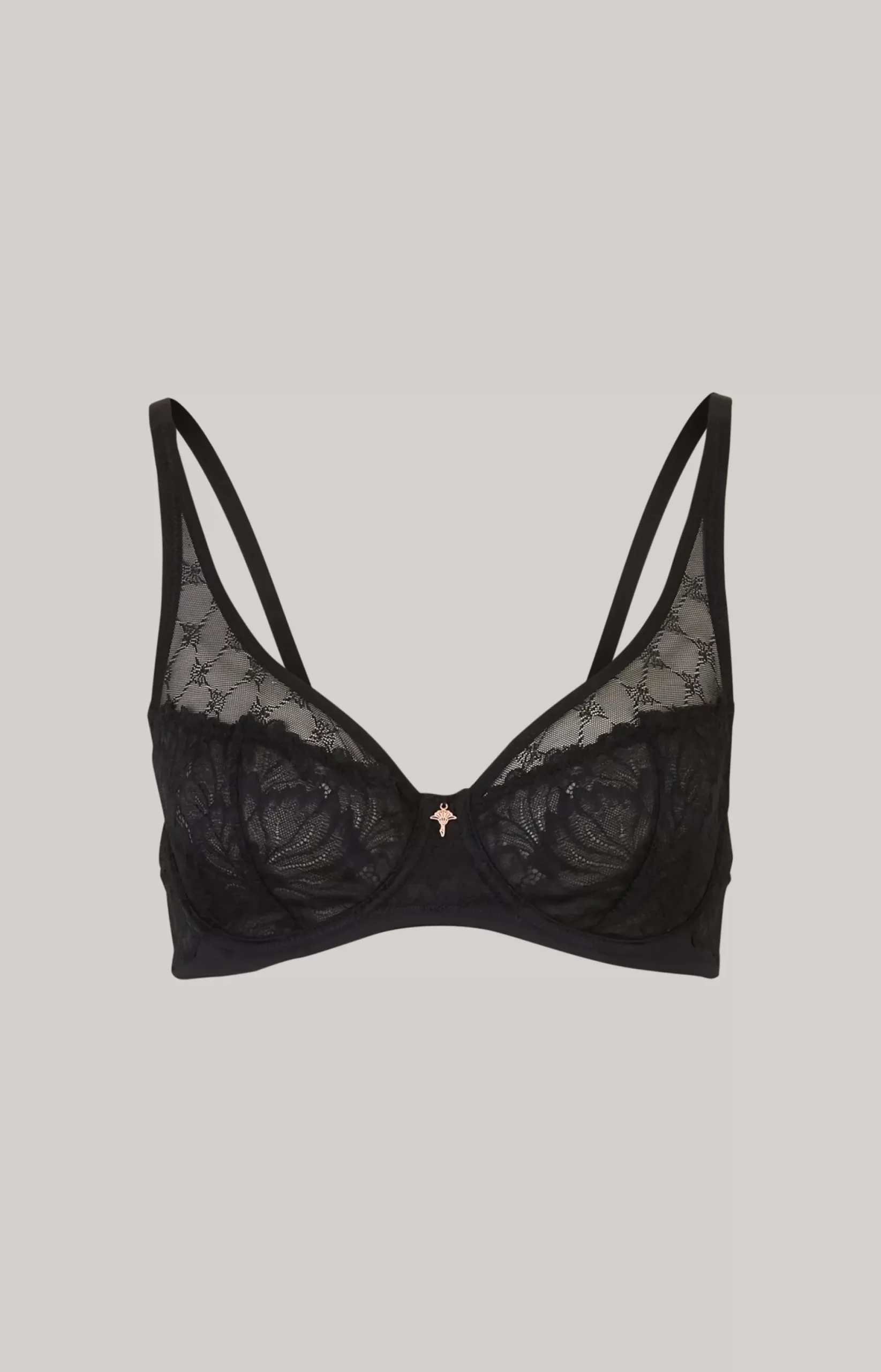 Discount JOOP! Lace-trimmed Underwired Bra in black