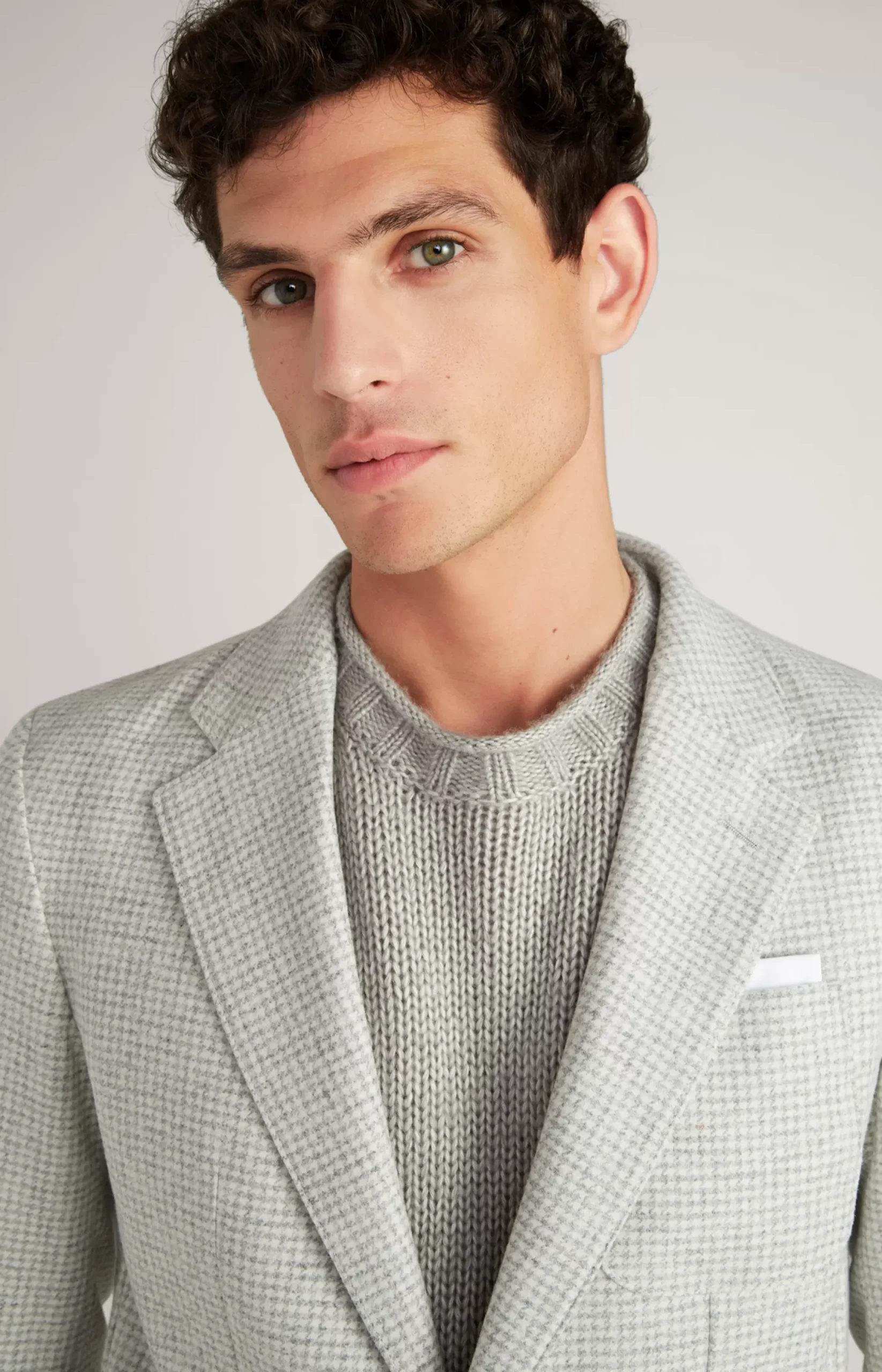 JOOP! Laig Jacket in light grey/off-white