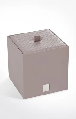 Discount JOOP! Large Bathline cosmetics box, grey-rosé herringbone medium grey 2
