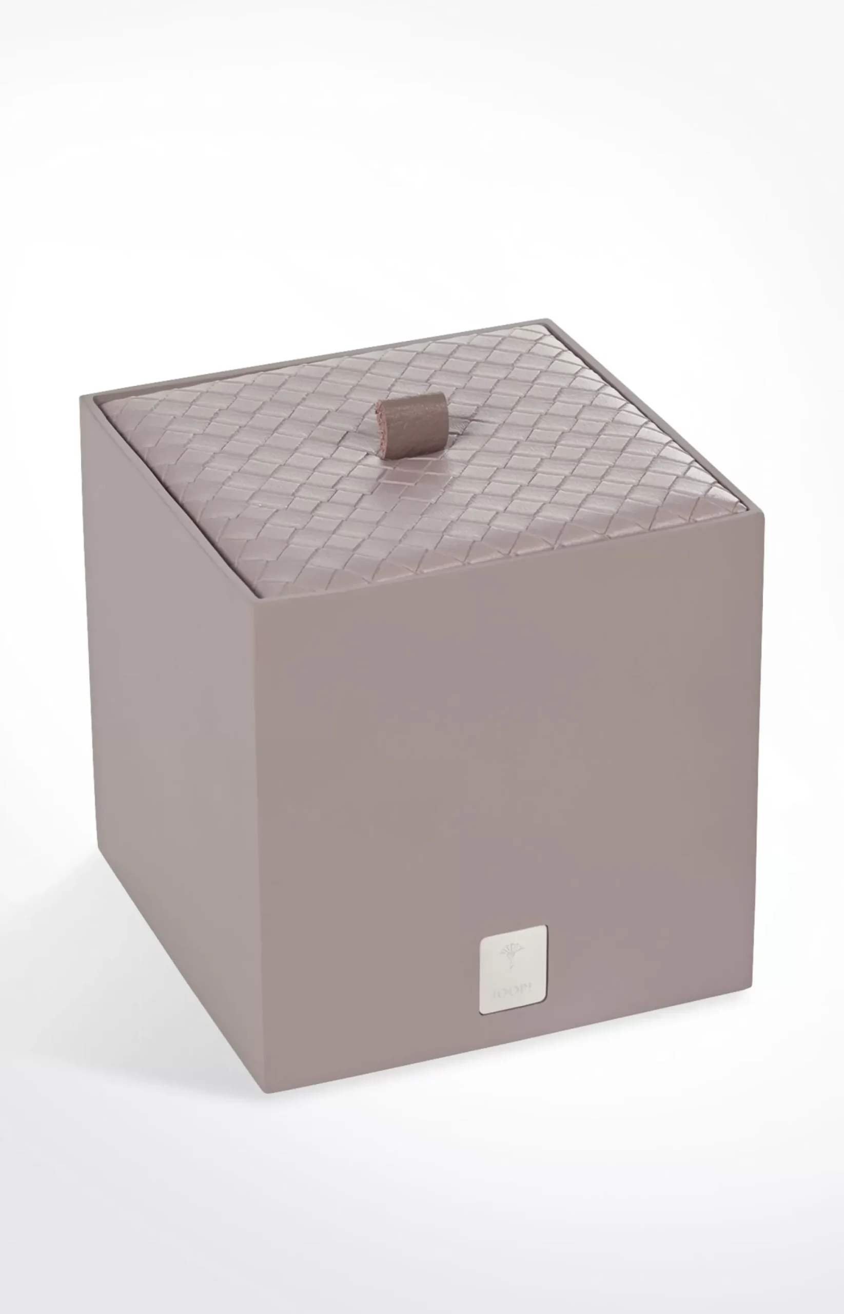 Discount JOOP! Large Bathline cosmetics box, grey-rosé herringbone medium grey 2