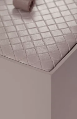 Discount JOOP! Large Bathline cosmetics box, grey-rosé herringbone medium grey 2
