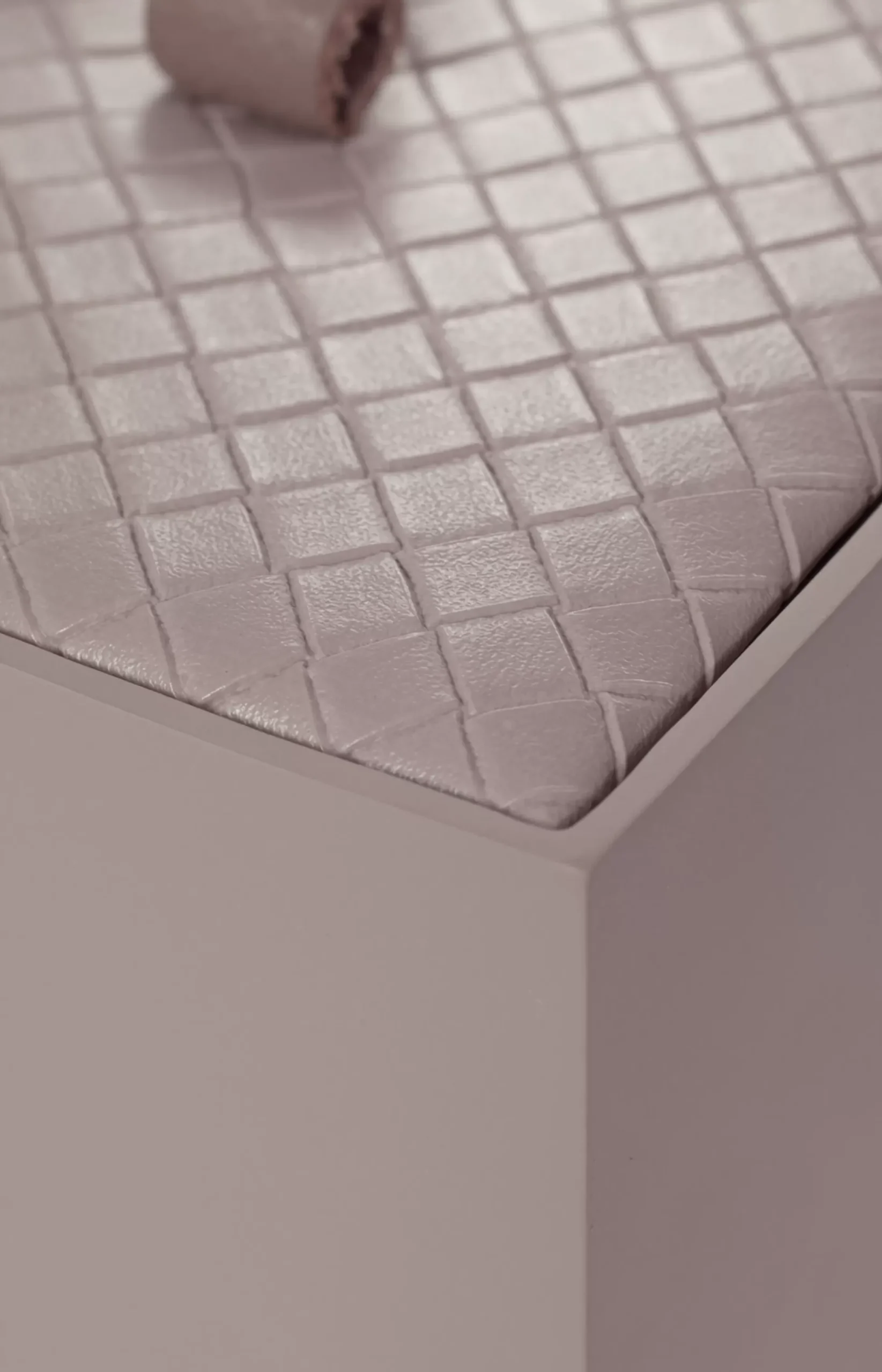 Discount JOOP! Large Bathline cosmetics box, grey-rosé herringbone medium grey 2