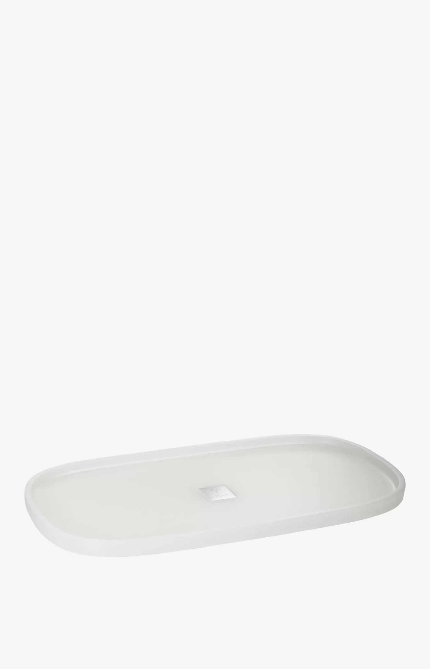 Outlet JOOP! Large Crystal Line tray in white plain light beige