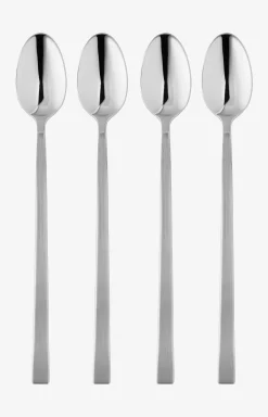Hot JOOP! Latte Macchiato Dining Glamour Spoon 4 pcs. - Satin Finish silver