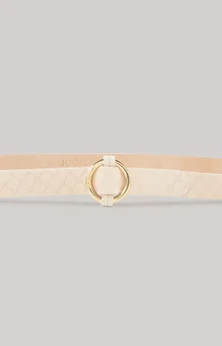 New JOOP! Leather Belt in beige