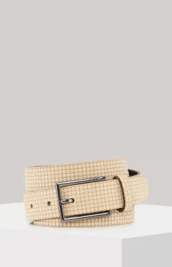 JOOP! Leather Belt in beige