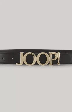 Hot JOOP! Leather Belt in black