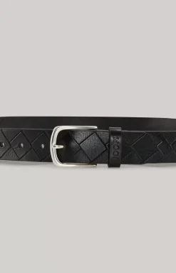 Hot JOOP! Leather Belt in black