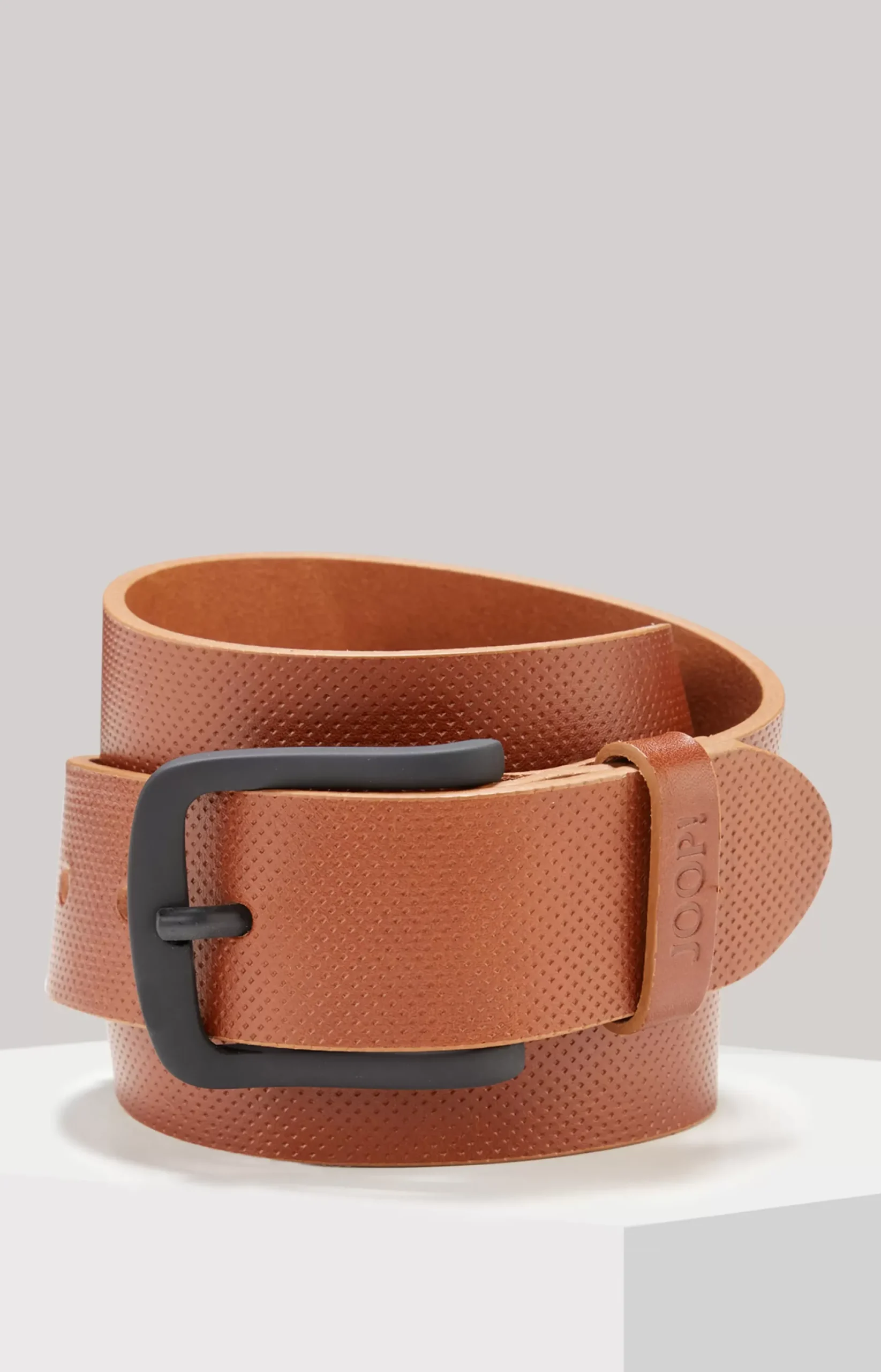 JOOP! Leather Belt in , textured cognac