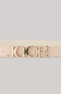 Sale JOOP! Leather Belt in cream