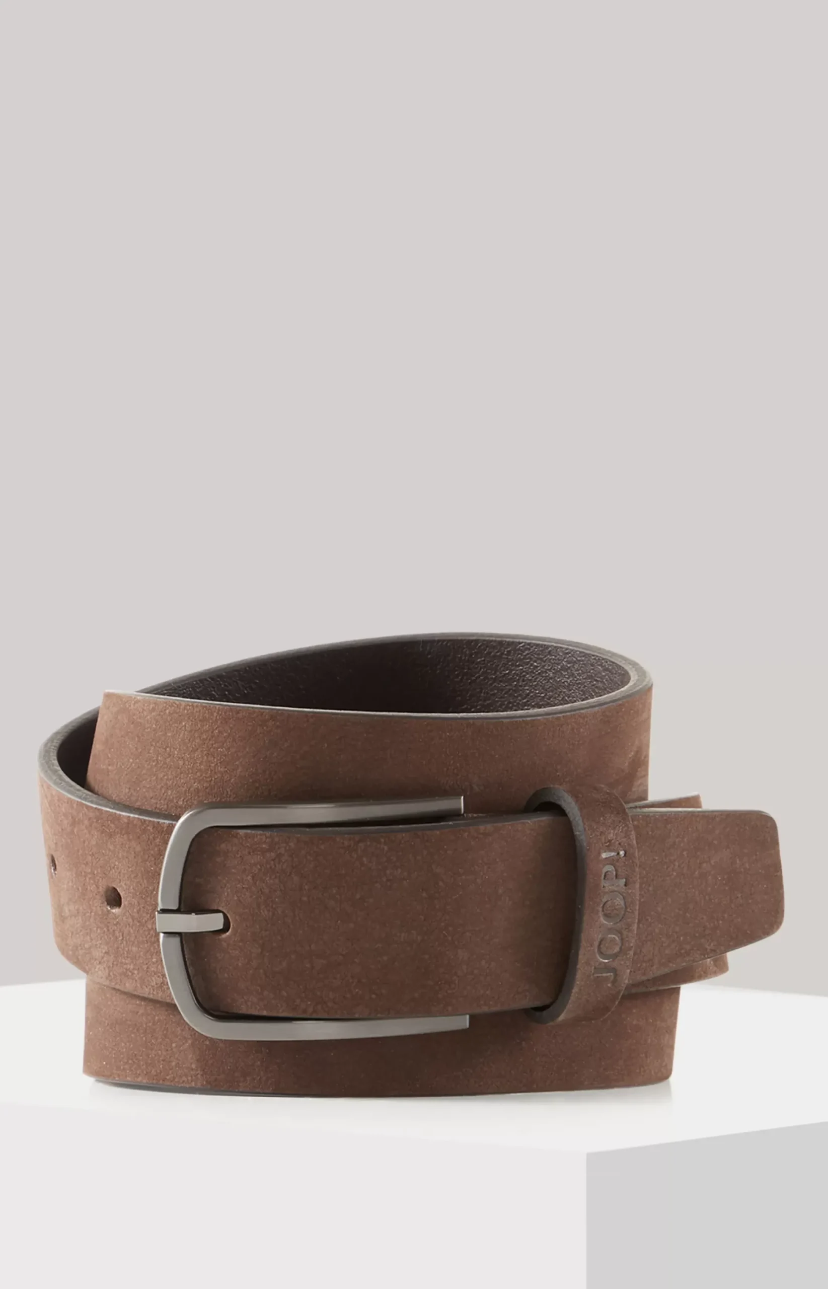 JOOP! Leather Belt in dark brown