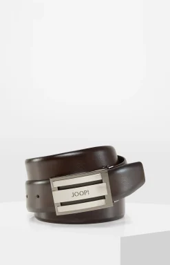 JOOP! Leather Belt in Dark Brown Browns