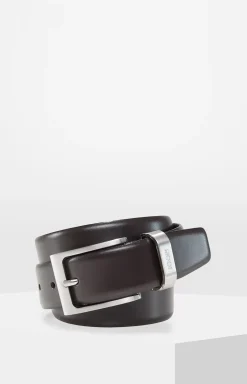 Online JOOP! Leather Belt in Dark Brown Browns