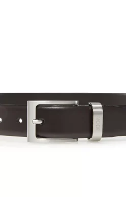 Online JOOP! Leather Belt in Dark Brown Browns