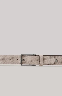 Discount JOOP! leather belt in light grey