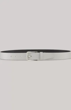 Outlet JOOP! leather belt in light grey