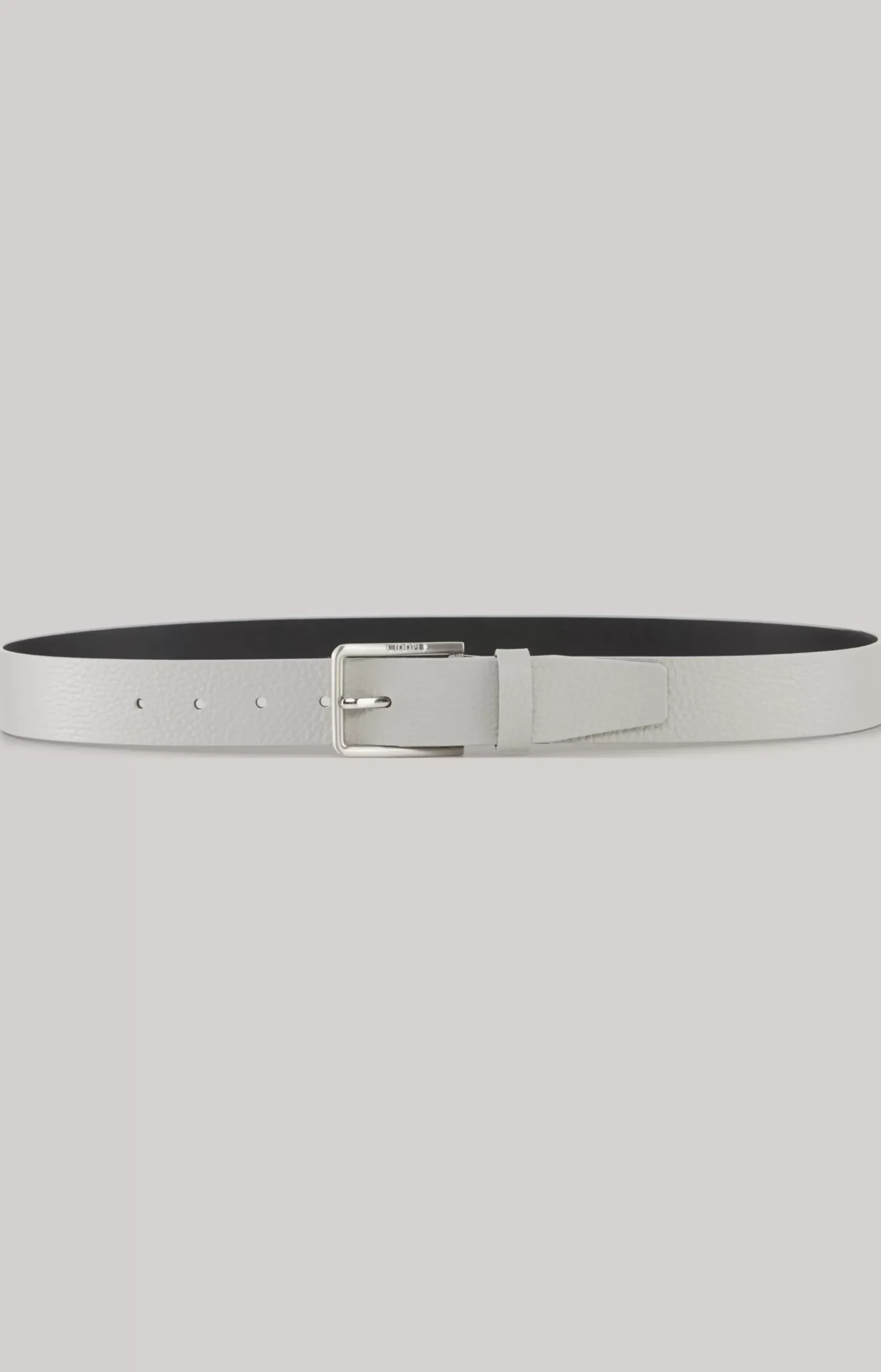 Outlet JOOP! leather belt in light grey