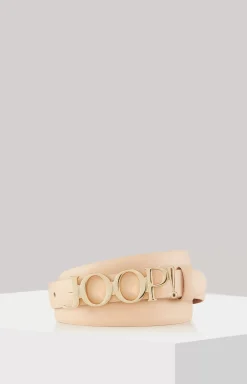 Online JOOP! Leather Belt in nude